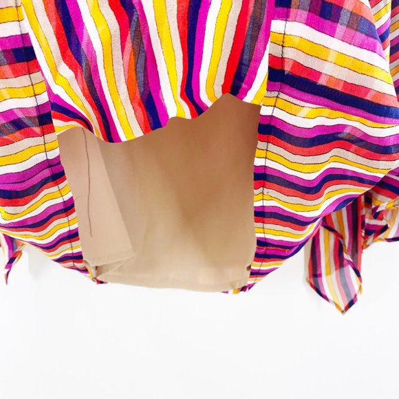 Trina Turk Women's Striped La Paz Blouse NWT - Picture 10 of 11